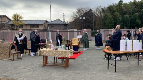 慈恵院の地鎮祭