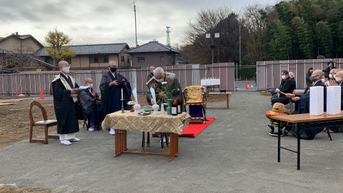 慈恵院の地鎮祭