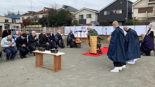 慈恵院の地鎮祭